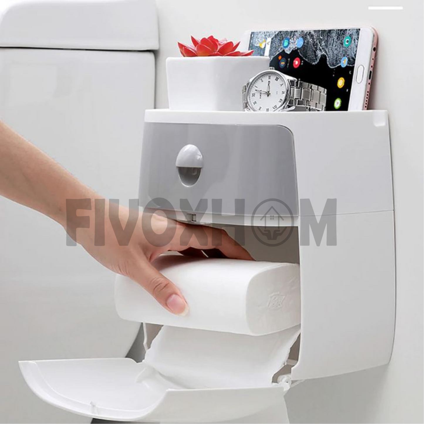 ¡CleanBox Dispensador De Papel Higiénico MULTIFUNCIONAL!
