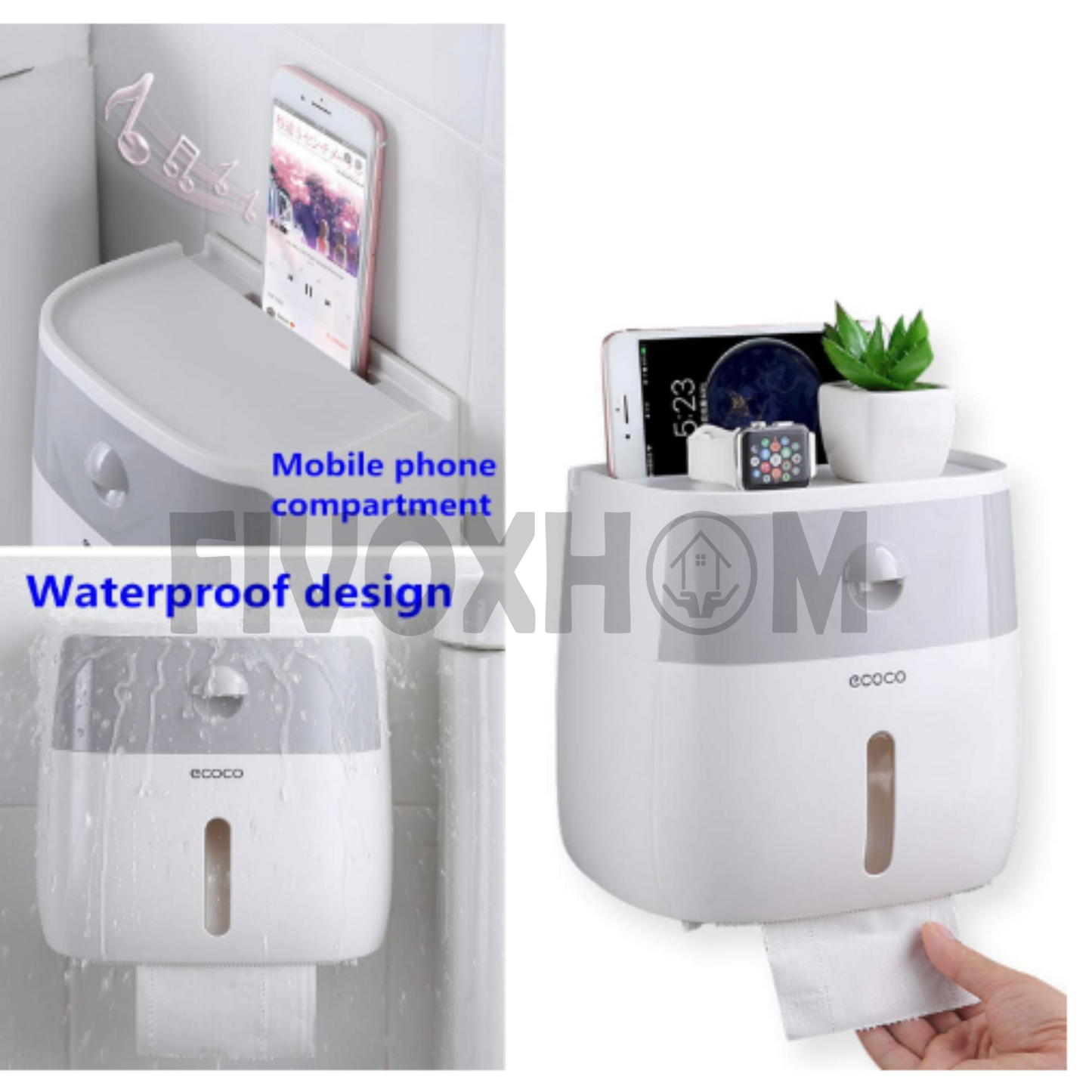 ¡CleanBox Dispensador De Papel Higiénico MULTIFUNCIONAL!